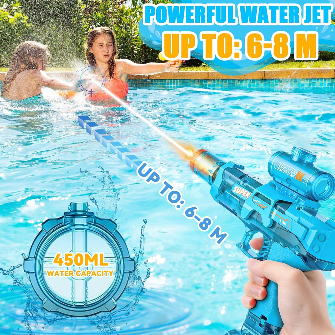 Pistola de Agua Eléctrica Recargable