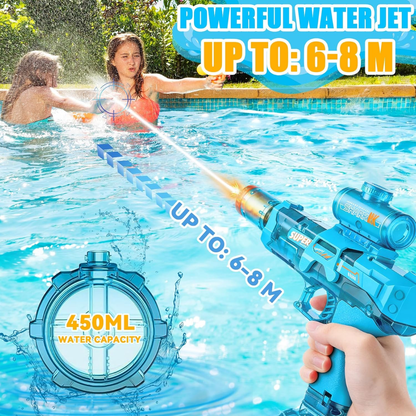 Pistola de Agua Eléctrica Recargable
